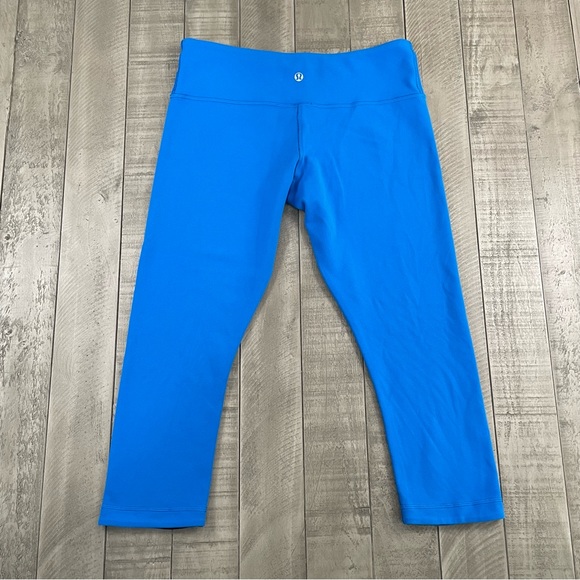 Lululemon blue leggings size 8 - Picture 2 of 3
